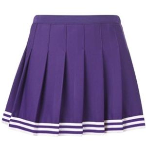 Purple Cheerleading Miniskirt